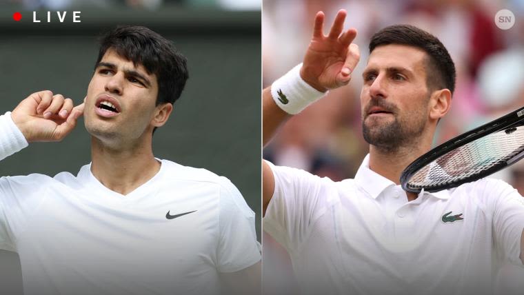 Carlos Alcaraz vs. Novak Djokovic live score, updates, highlights from 2024 Wimbledon men's singles final | Sporting News Canada