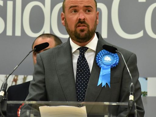 Tory Chairman Richard Holden Quits After Narrowly Winning His Seat