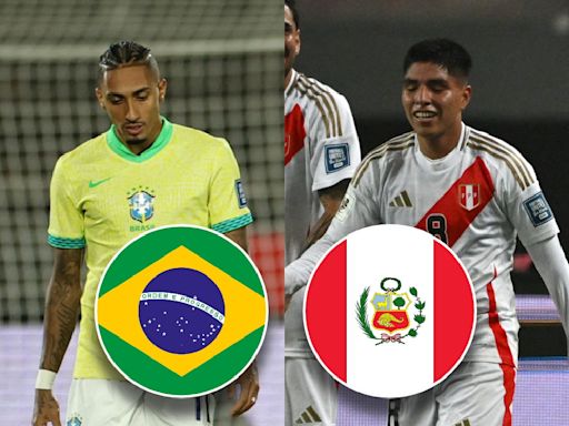 ¿A qué hora juega Brasil vs Perú? | Partido HOY de eliminatorias