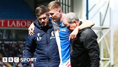 Blackburn's Wharton suffers serious knee injury