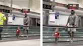 Dad nails hack for wearing out your toddler at the airport: ‘Work smarter not harder’