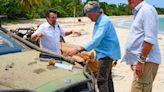 Jeremy Clarkson, James May and Richard Hammond Shoot Final Episode of The Grand Tour