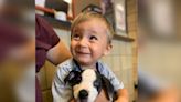 2-year-old born with cleft lip adopts puppy with cleft lip