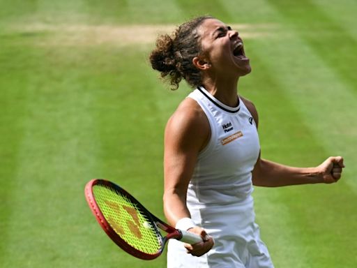Paolini into first Wimbledon final with victory over tearful Vekic