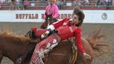 Rocker Shane Steiner takes bareback riding lead on second night of Buffalo Bill Rodeo