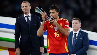 Rodri, mejor jugador de la Eurocopa