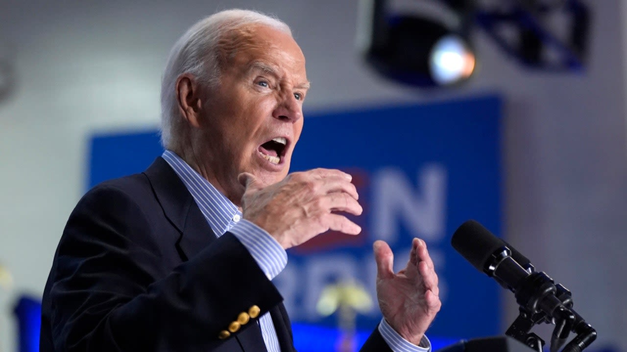 Biden takes heat for 'Trumpian' call into MSNBC pledging to stay in race: 'Angry, defensive, lashing out'