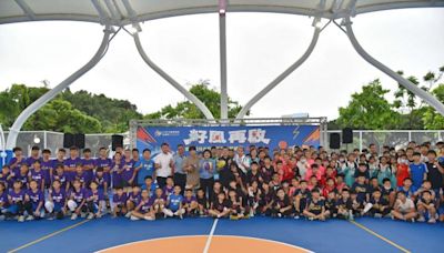 斗六籽公園風雨球場正式啟用 張麗善：打造全天候全方位運動場所