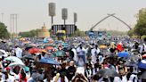 Followers of Iraq's Sadr pray at Saddam-era parade ground