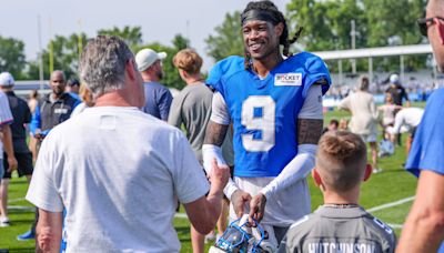 Detroit Lions camp observations: Jameson Williams makes the play of the day