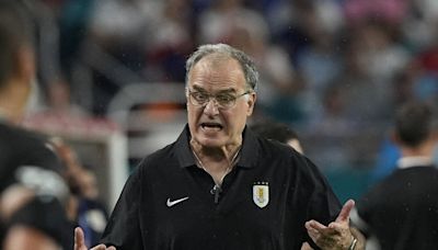 Uruguay's coach, Marcelo Bielsa, is suspended for Copa America game against the United States