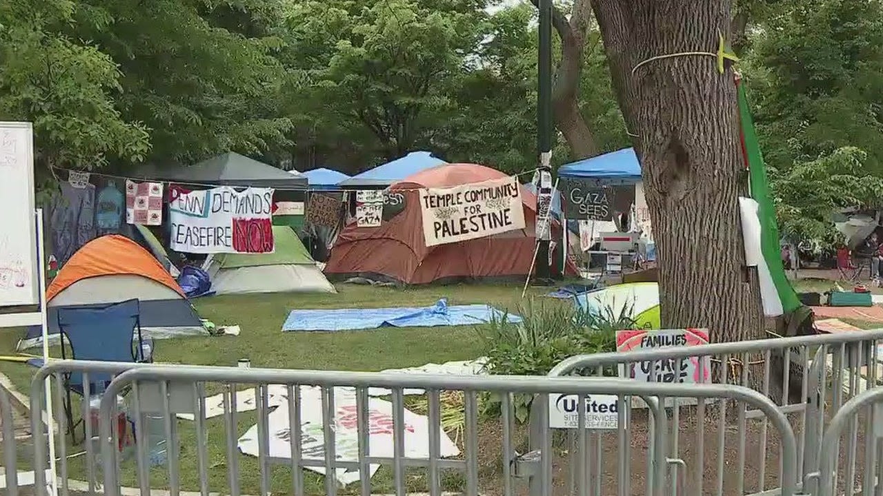 UPenn encampment: Gov Shapiro calls for protesters to disband as 6 are banned from school grounds