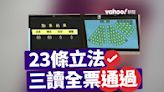 23 條立法｜維護國家安全條例草案 全票三讀通過 3 月 23 日生效︱Yahoo