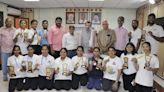 NSU students bag medals in State Taekwondo Championship in Tirupati