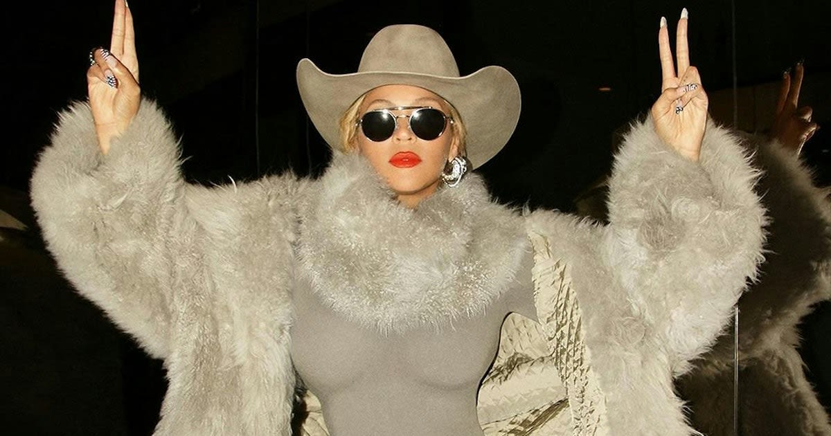 Beyoncé Spices Up Her 'Cowboy Carter' Wardrobe With Assless Chaps & Runway Fur