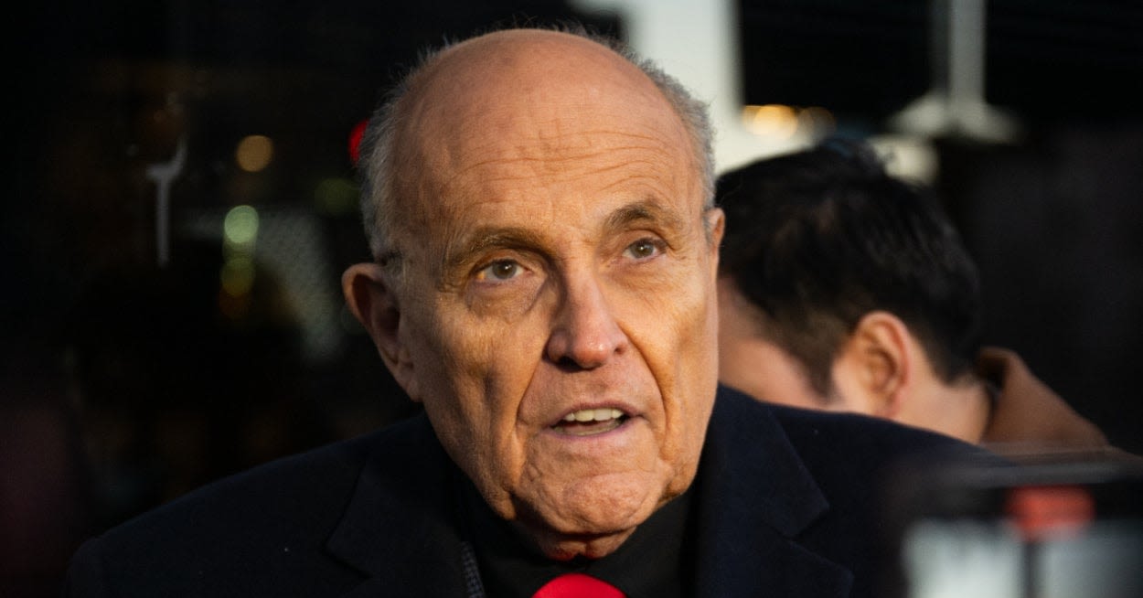 Rudy Giuliani Might Have Been Heard Peeing During Zoom Arraignment in Trump Case
