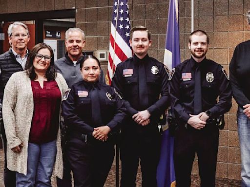 3 new police officers take oath of office in Rogers