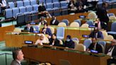 UN General Assembly applauds Ukraine, shuns Russia in tense meeting just hours after deadly missile strikes