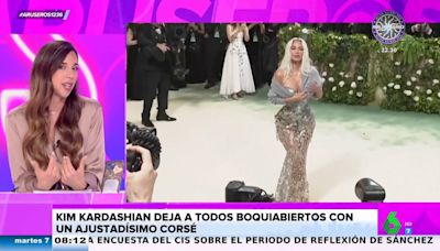 Alfonso Arús alucina con la cintura de Kim Kardashian en la Gala Met: "No hay costillas, no existen"