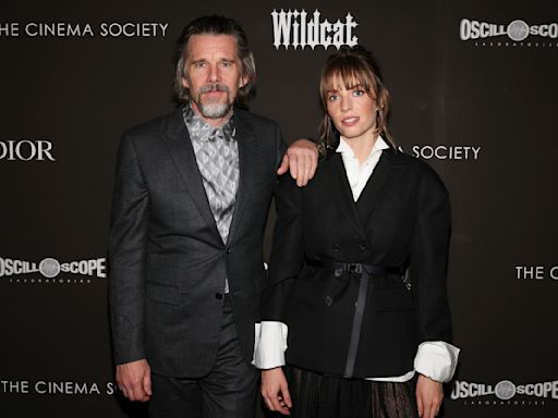 Ethan Hawke and Maya Hawke have a running joke about ‘Wildcat,’ their Flannery O’Connor movie