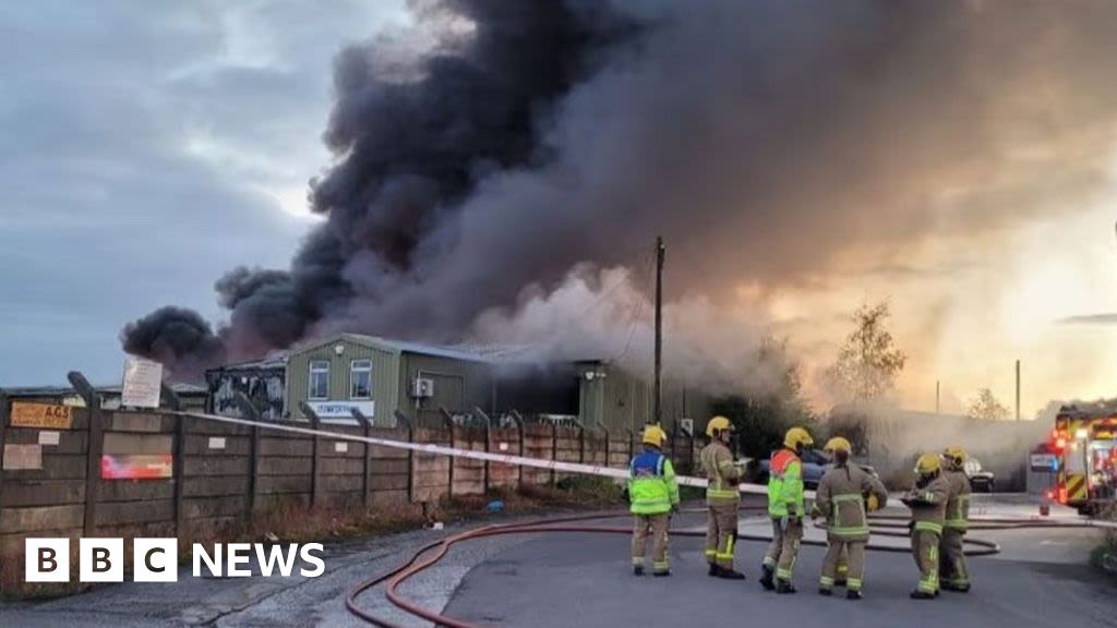 Building and lorries damaged in Adlington industrial estate fire