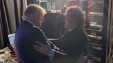 Trump greeted with fierce bear hug from Javier Milei backstage at CPAC
