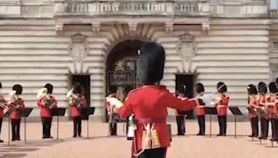 When Palace guards have played popular tunes