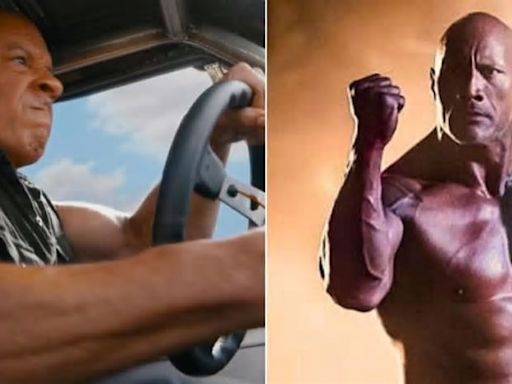 ¿Por qué Dwayne Johnson y Vin Diesel se 'pelearon' en el set de 'Rápidos y Furiosos'?