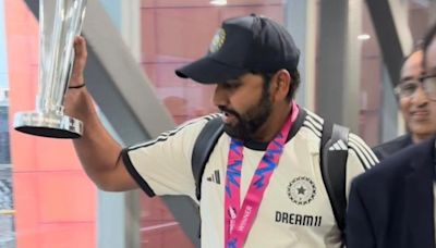 T20 World Cup 2024: Watch Rohit Sharma add flair to T20 World Cup win celebrations with spirited ’dhol’ beats