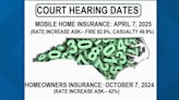 Home insurance rates in NC: Court hearings set to decide rate increase