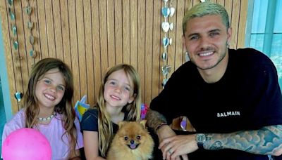 Mauro Icardi mostró el avión de lujo en el que viajó con Francesca e Isabella y un detalle llamó la atención de todos