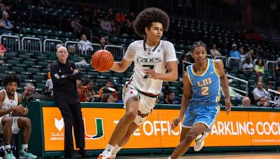 This is why UM freshman Kyshawn George is projected as a first-round NBA Draft pick