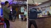 Huge baseball bat and bar stool fight breaks out at British pub on Costa Brava