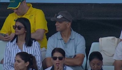 Paris 2024 Olympics: Rahul Dravid Spotted Among Spectators During India-Argentina Men's Hockey Match