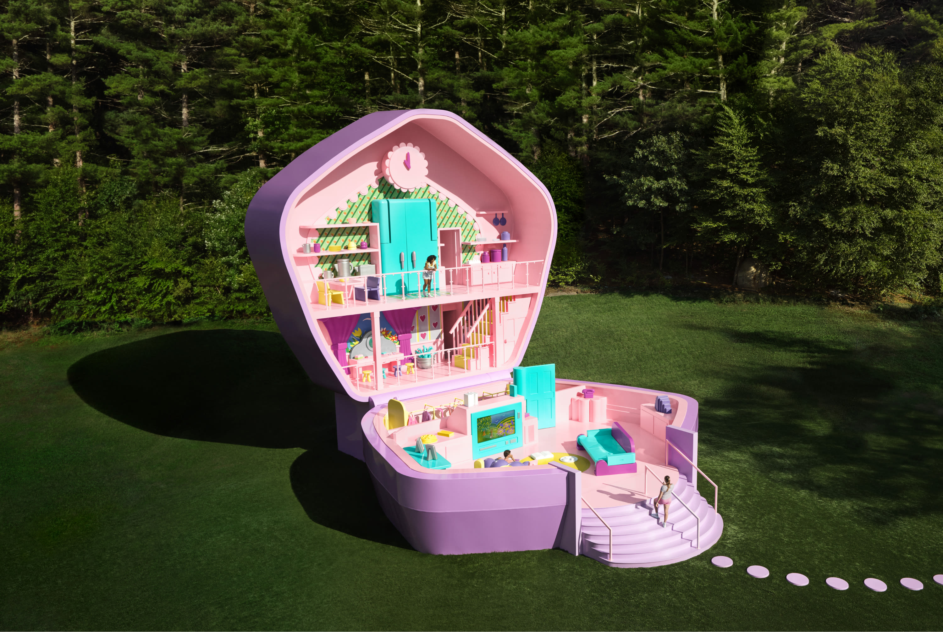 This life-sized Polly Pocket dollhouse is coming to Airbnb for under $100 per night