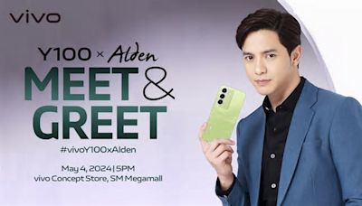 Purchase vivo Y100 for your chance to meet Alden Richards on May 4