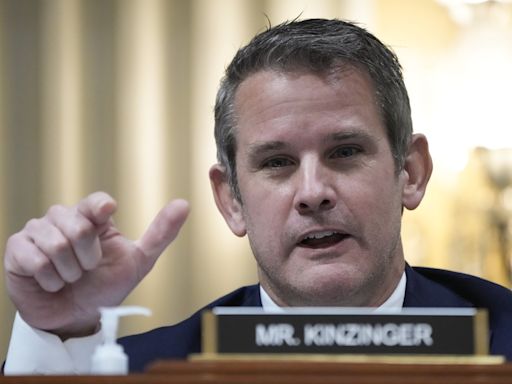 GOP former Rep. Adam Kinzinger endorses Biden, whose campaign wants to flip anti-Trump Republicans