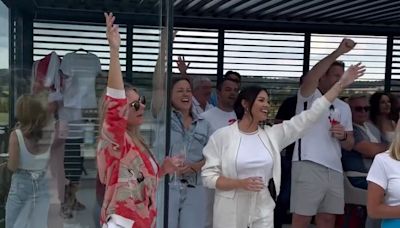 Mark Wright hosts lavish party for England Euros final -complete with live entertainment