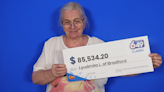 Bradford woman wins over $85K on free play lottery ticket