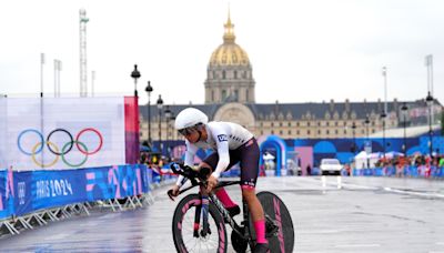 2024 Paris Olympics: American Chloé Dygert takes bronze in cycling time trials despite fall on slick, wet course