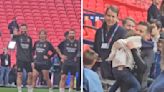 La anécdota de Nacho con sus hijos en el entrenamiento en Wembley: "¡Veeen, papiiii!" - MarcaTV