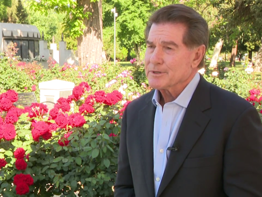 Senate candidate Steve Garvey discusses campaign achievements, calls out campus violence