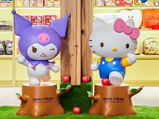 Hello Kitty庫洛米免費拍！蘋果村親子餐廳快閃店限定甜點周邊互動遊戲登場