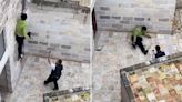 'British' parkour runner damages building and crashes to the ground