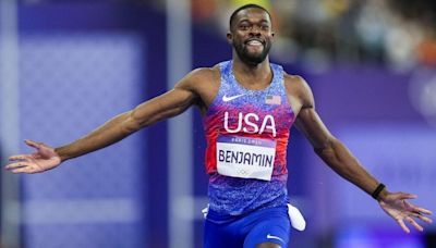 JO 2024: l'Américain Rai Benjamin détrône Karsten Warholm et prend l'or sur 400m haies