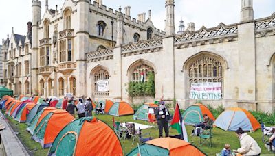 牛津劍橋學生加入反戰示威 料歐洲更多大學參與