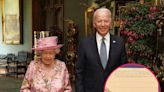 Read Biden's handwritten message honoring Queen Elizabeth in a condolence book at the British embassy