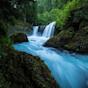 Waterfall and river