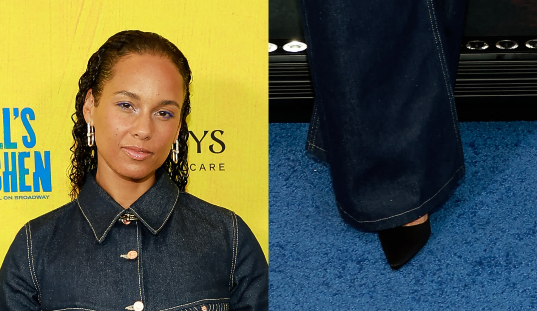 Alicia Keys Steps Out in Classic Black Pumps for ‘Hell’s Kitchen’ Musical on Broadway