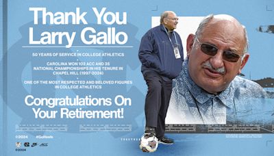 UNC athletic administrator Larry Gallo to retire after half a century in college sports